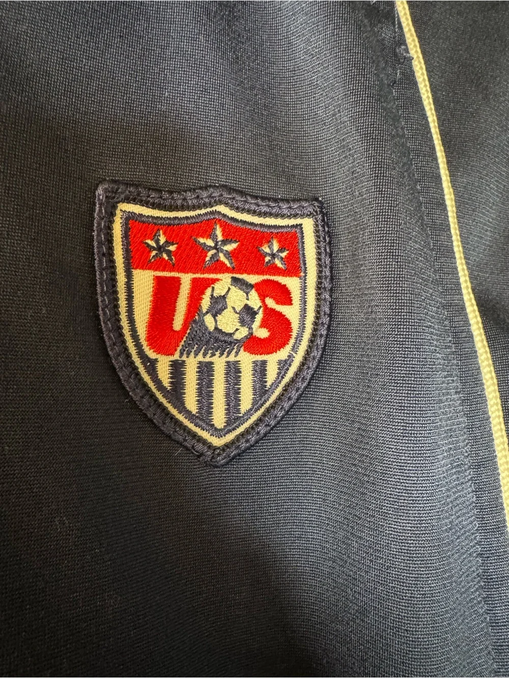 Vintage Nike USWNT USA Soccer Full Zip Hooded Track Jacket Navy Women’s M 8-10